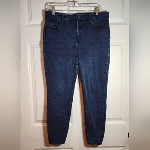 Talbots Flawless High Waist Jegging Ankle Stretch Jeans Size 14P